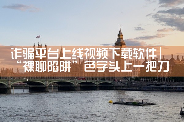 诈骗平台上线视频下载软件